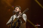 File Photo: Mumford and Sons, featuring Marcus Mumford and Winston Marshall, in Indianapolis, 2013. Used with Permission. (Photo Credit: Larry Philpot)