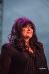 File Photo: Ann and Nancy Wilson of the band "Heart" at a performance in Anderson, Indiana, in 2014. (Photo Credit: Larry Philpot/ soundstagephotography.com)