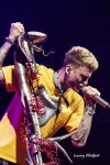 File Photo:  Machine Gun Kelly performs in Indianapolis, 2018. Used with Permission. (Photo Credit: Larry Philpot)